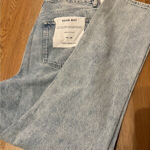 Good American “good boy” jeans size 14